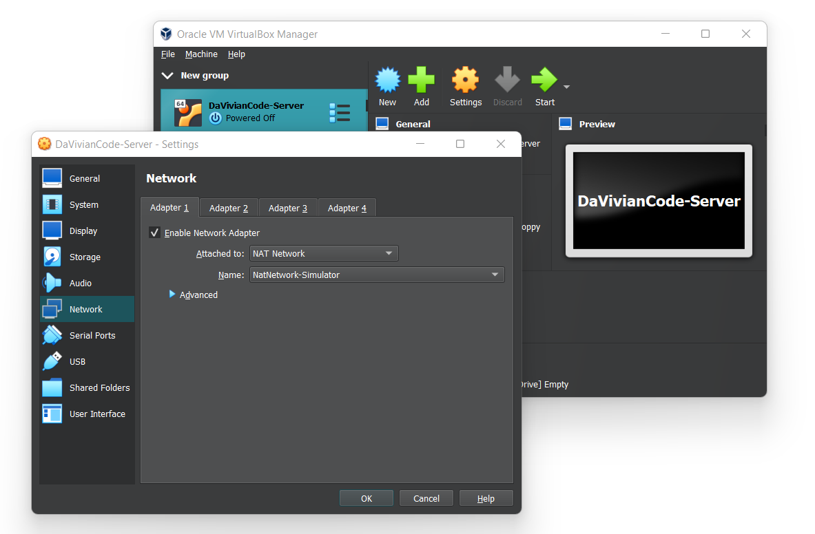 NetworkSettings