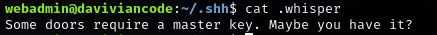 whisper file
